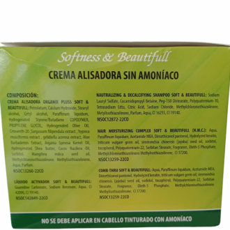 Alisadora Organix Plus Sin Amoniaco